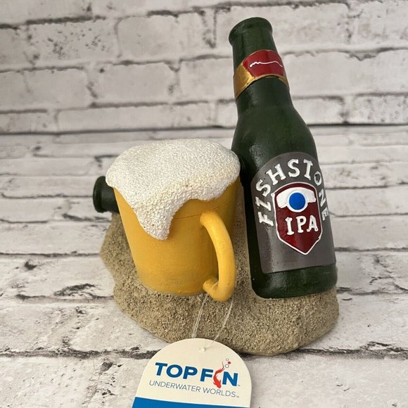 Top Fin Fish Top Fin Fishstone Ipa Bubbler Aquarium Decor Nwt Poshmark